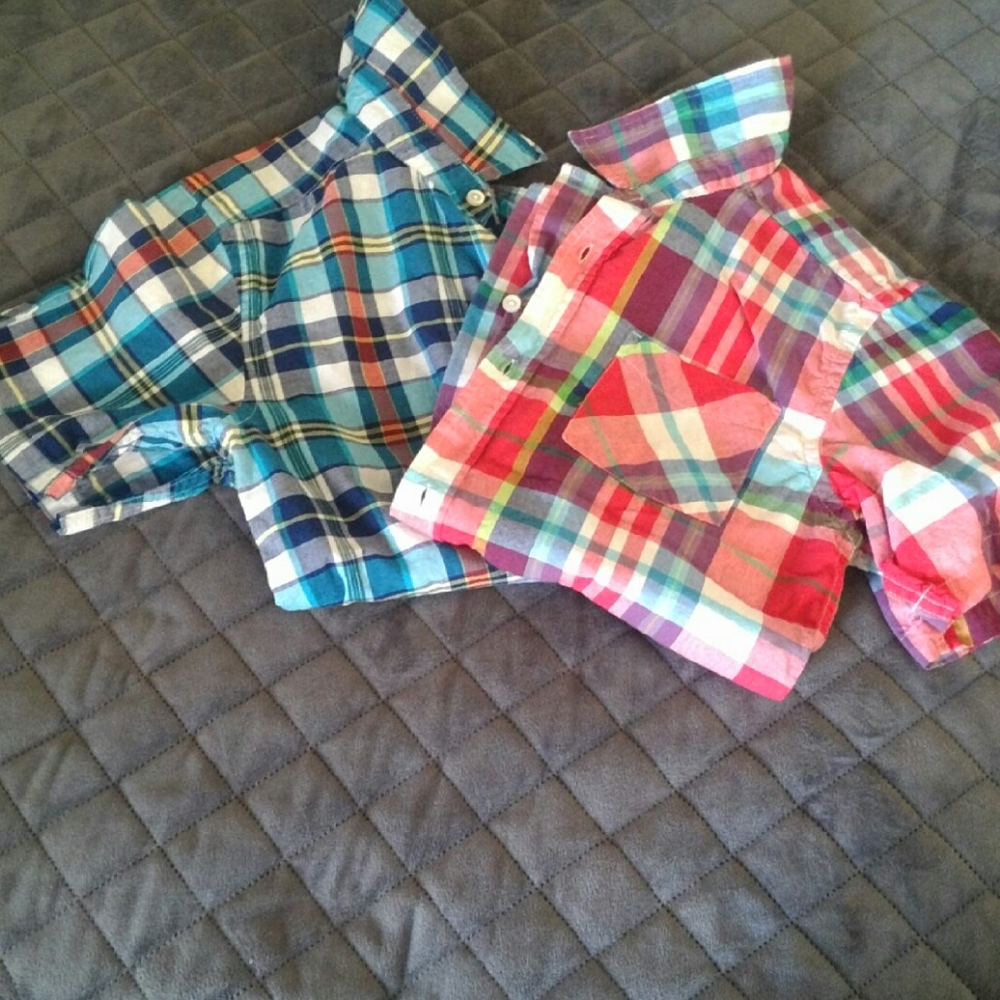 2 button up shirts for boys